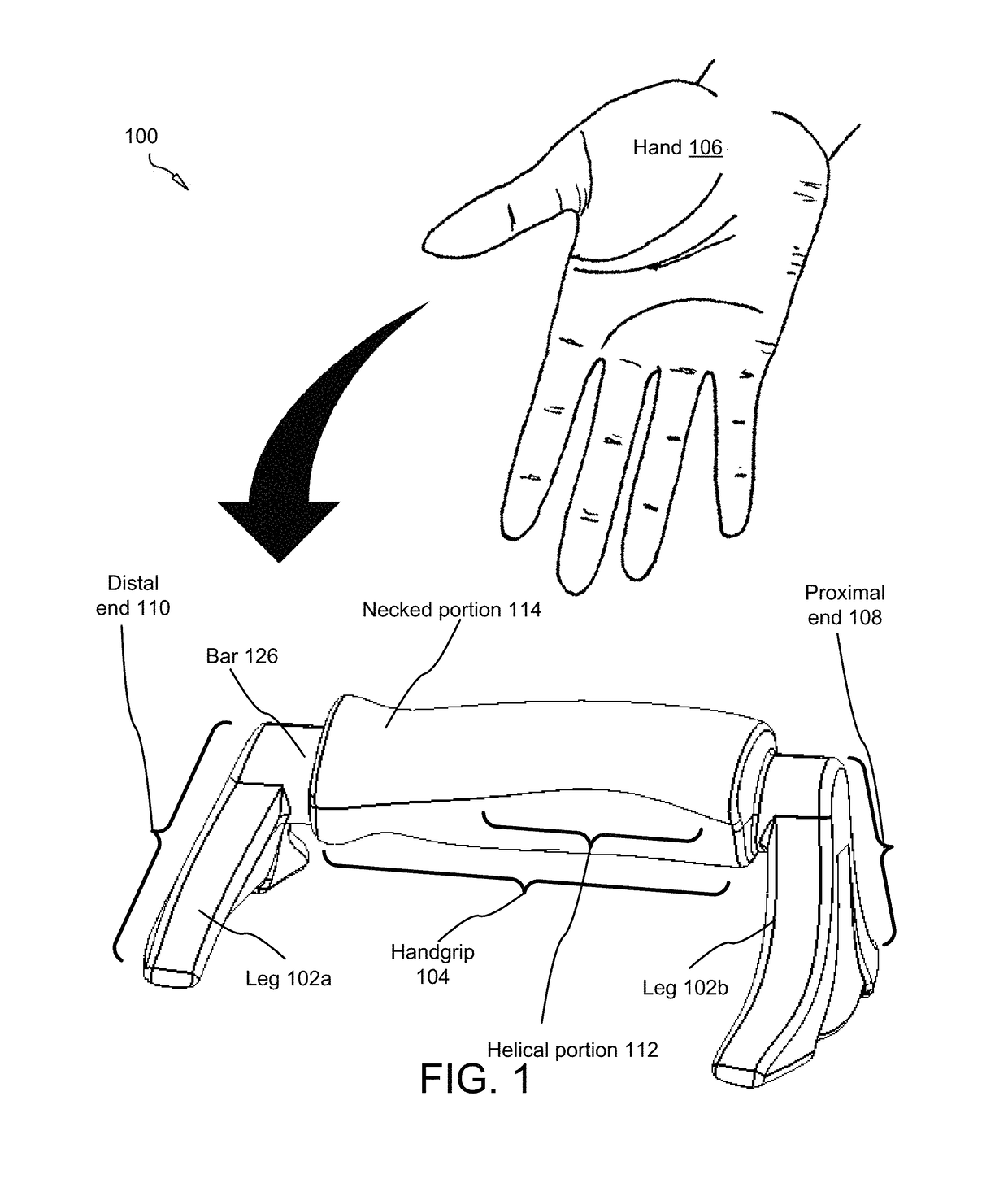 Anatomical yoga hand grip and trainer for relieving wrist strain