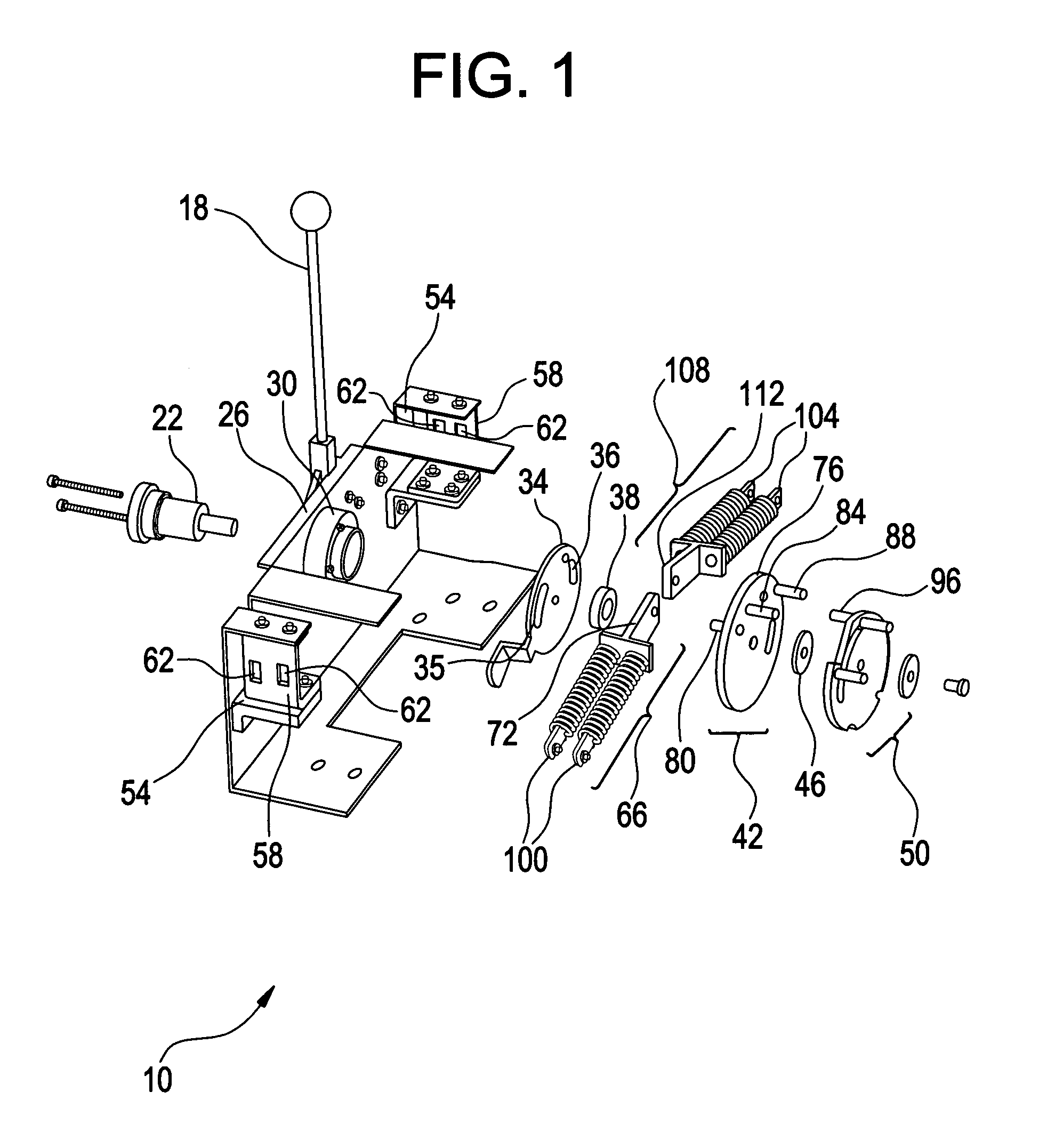 Method and apparatus for achieving three positions