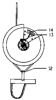 Hydraulic-deceleration high-rise fire protection escape device