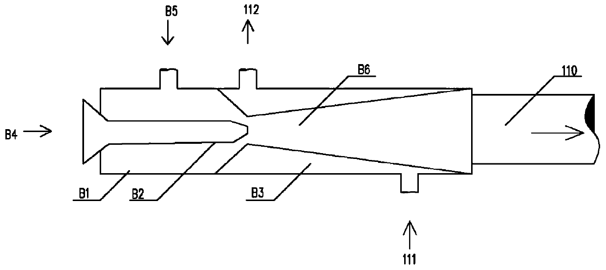 Low-temperature high-efficiency atomization ejection seawater desalination device and method thereof