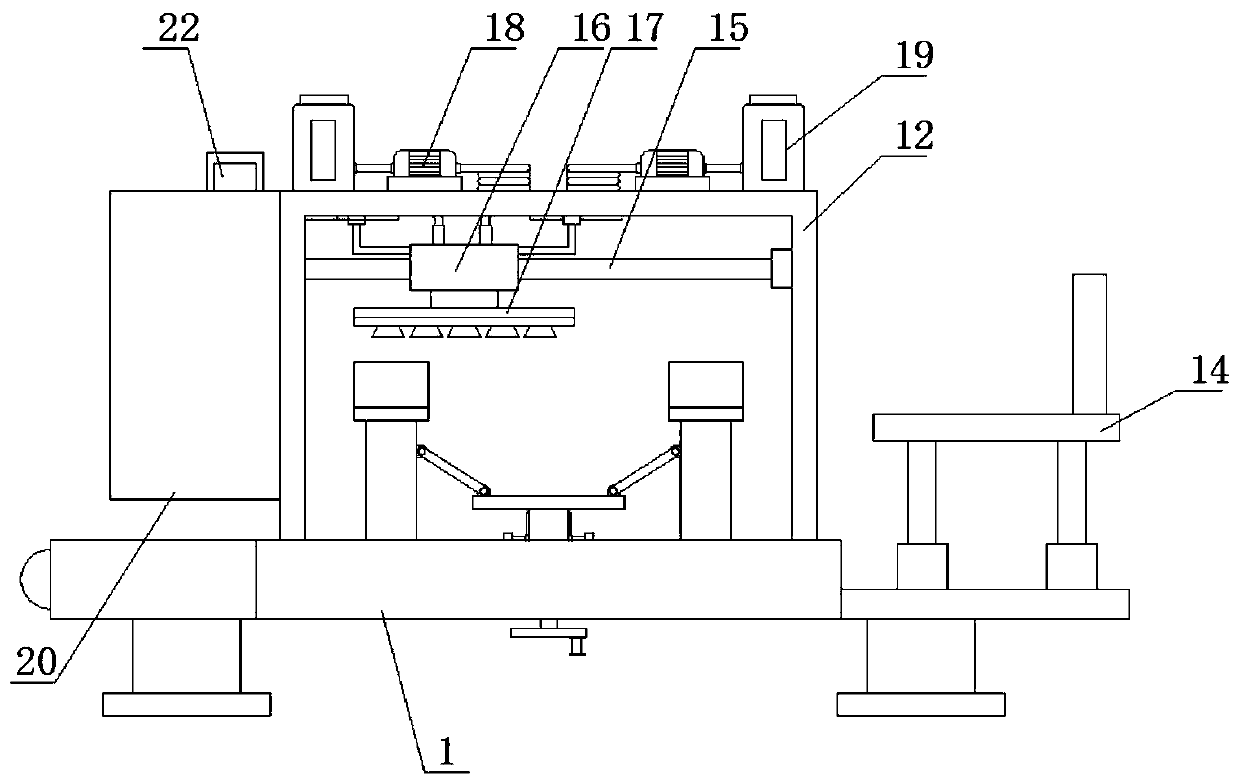 Novel leg cleaning and dressing device for general surgery nursing