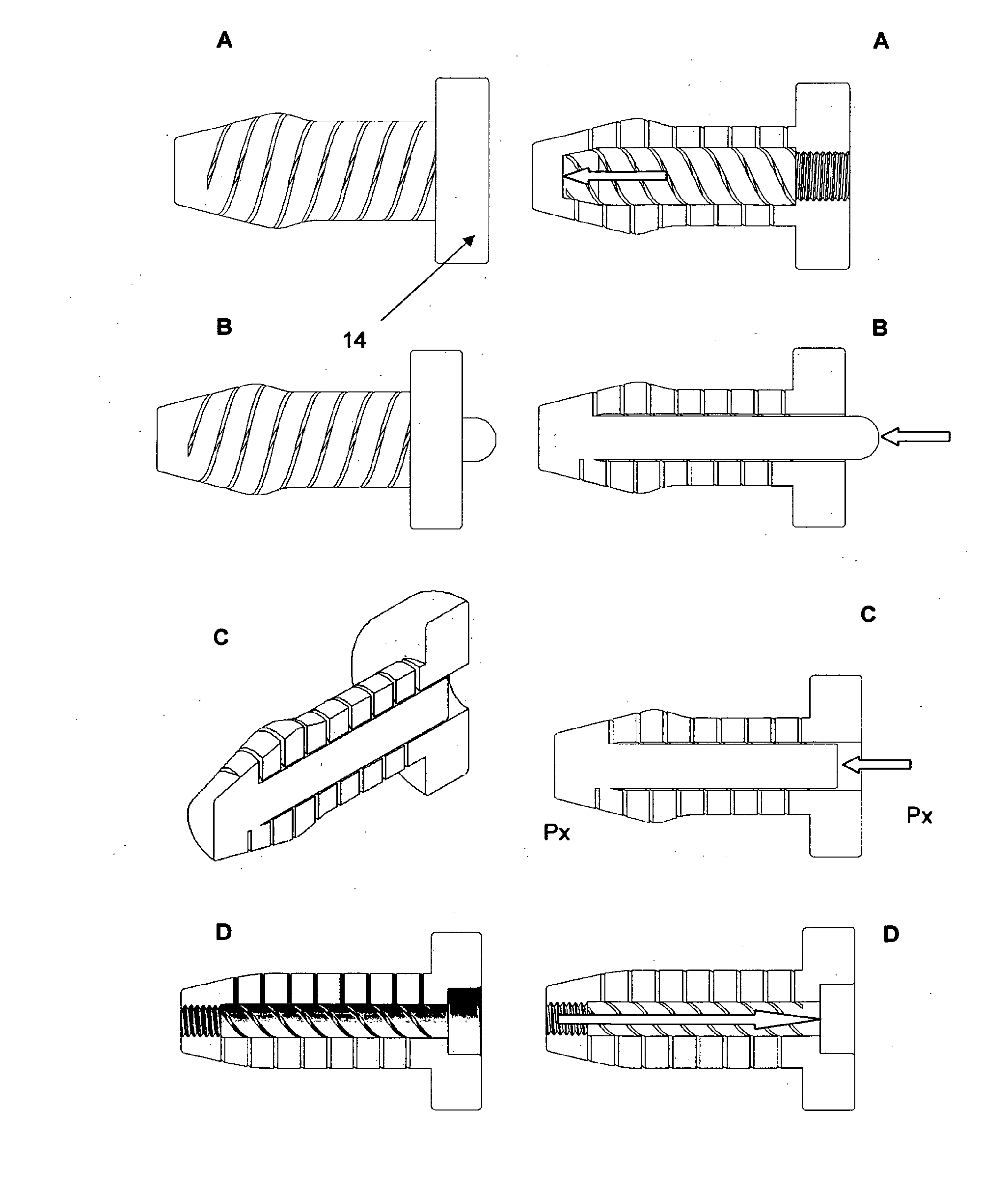 Flexible spring fastener