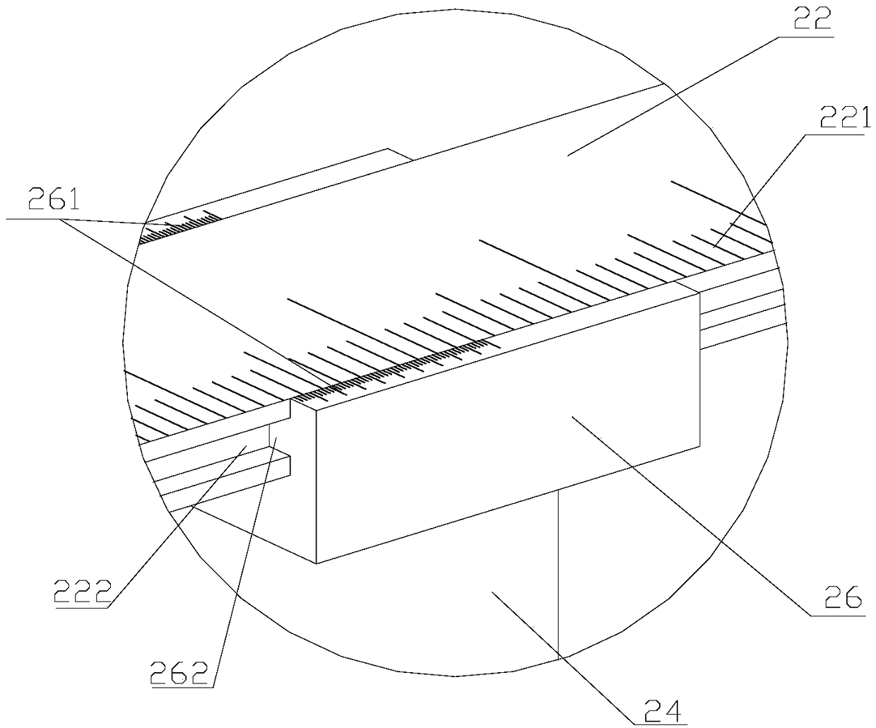 Error detecting tool for dimension of circumferential hole position