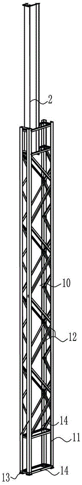 A composite column of lattice type steel column and reinforced concrete and its construction method