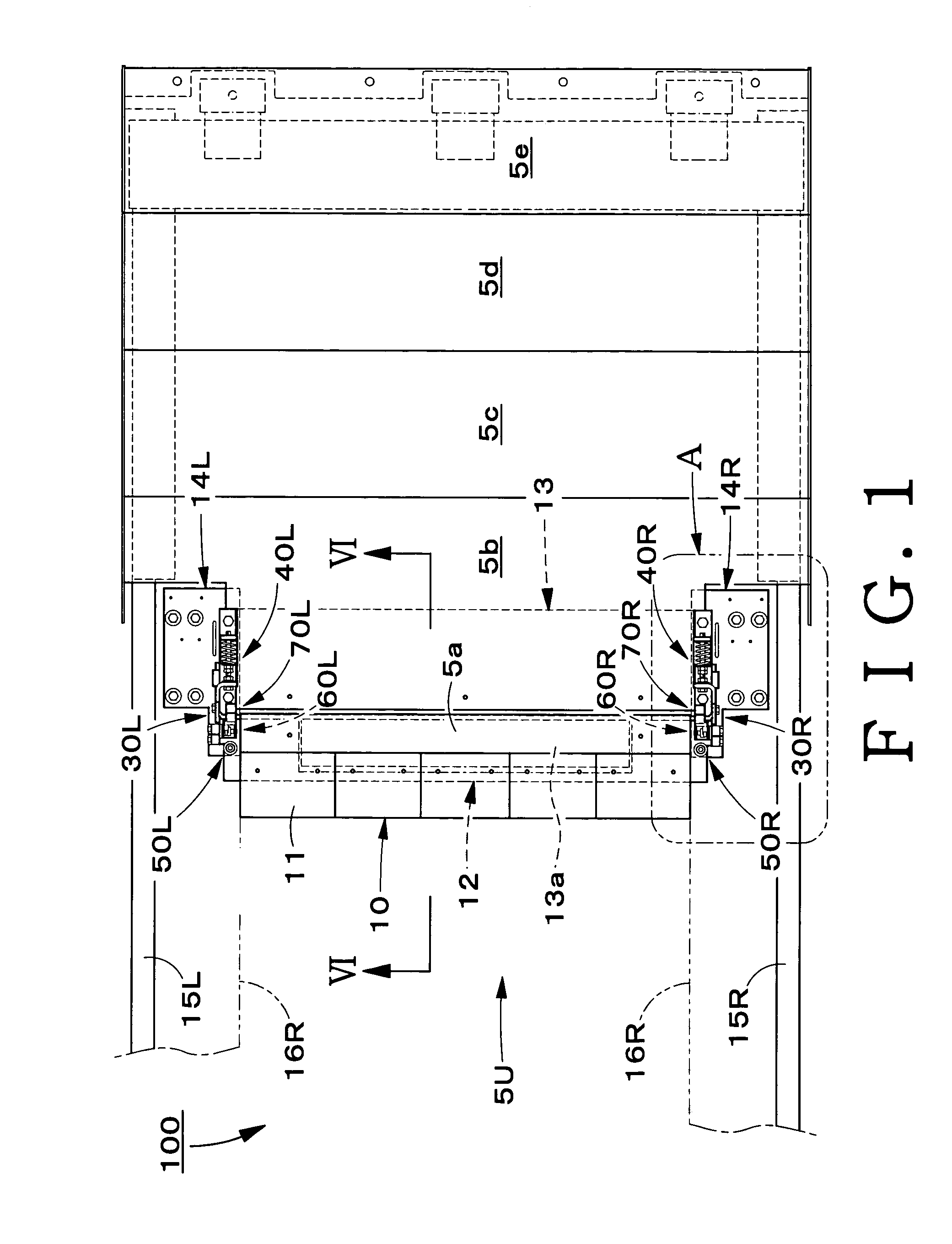 Safety device for a passenger conveyor