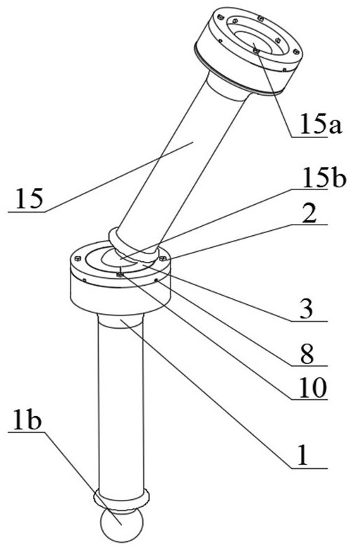 A multi-link connecting device with multi-angle adjustment and locking