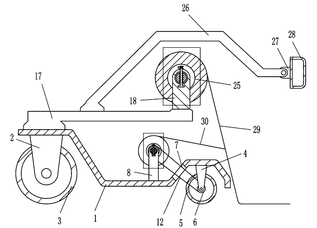 Anti-cracking patch tiling equipment for road construction