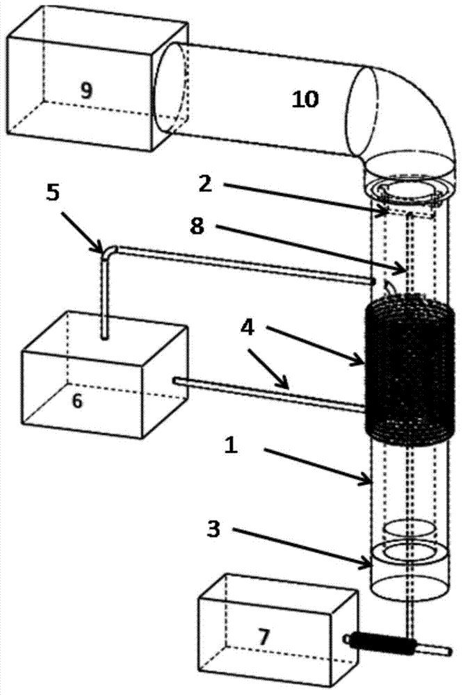 Preparation method of amorphous alloy fiber and device for implementing the preparation method