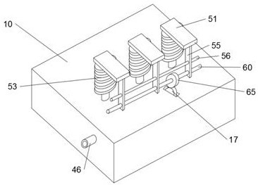 Interlocking mechanism of electrical safety grounding switch