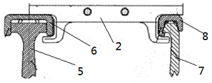 Integrated, heat-insulated and non-deformed sintering pallet device