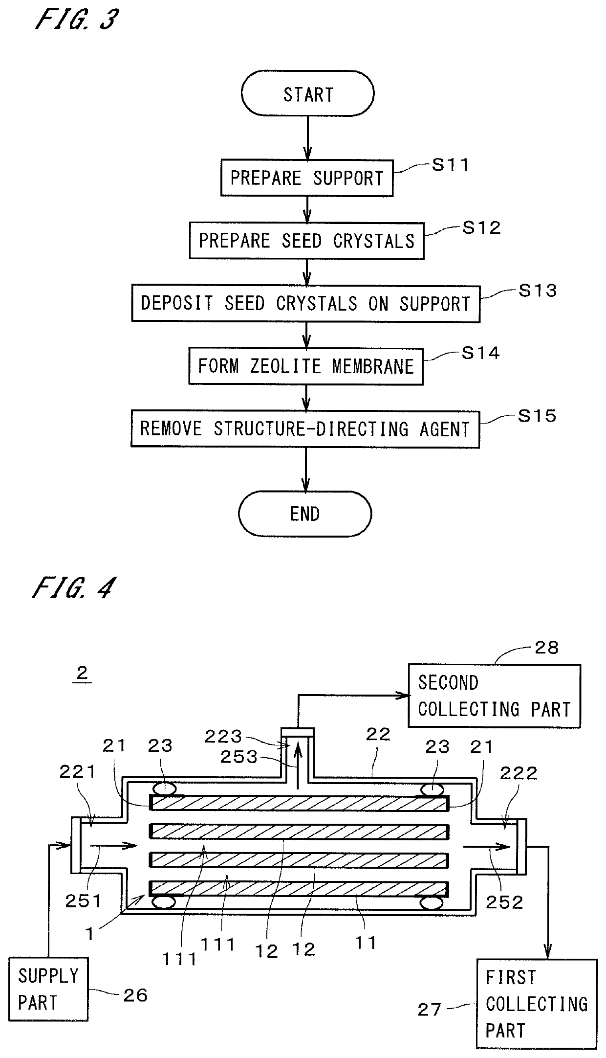 Ceramic support, zeolite membrane complex, method of producing zeolite membrane complex, and separation method