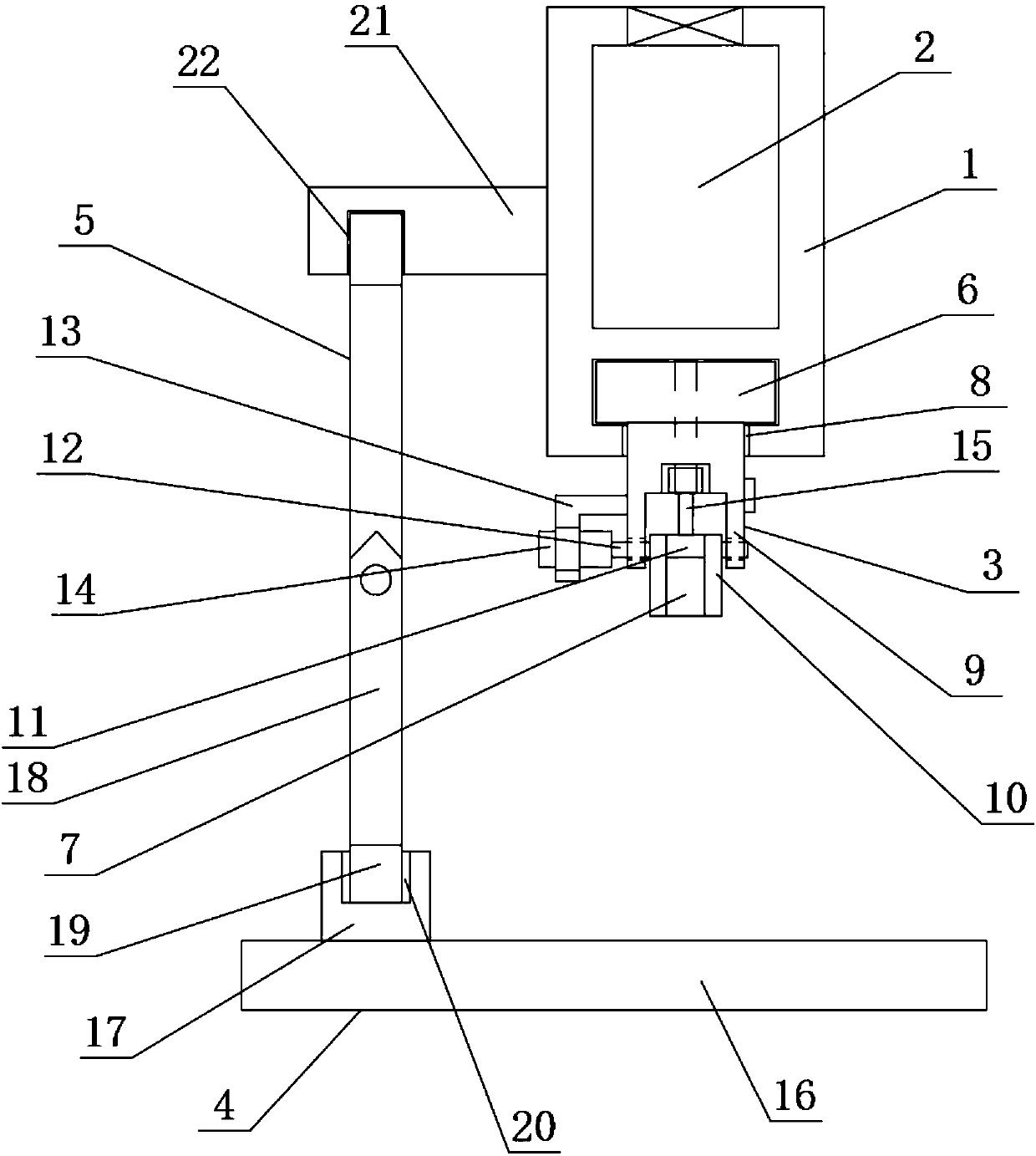 Adjustable medical flushing device for affected parts and use method