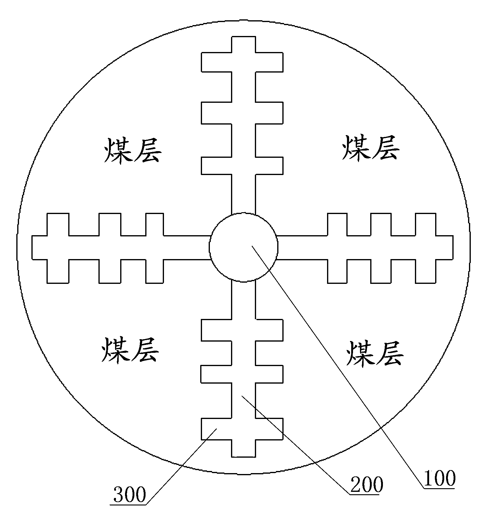 Method for exploiting coal bed gas