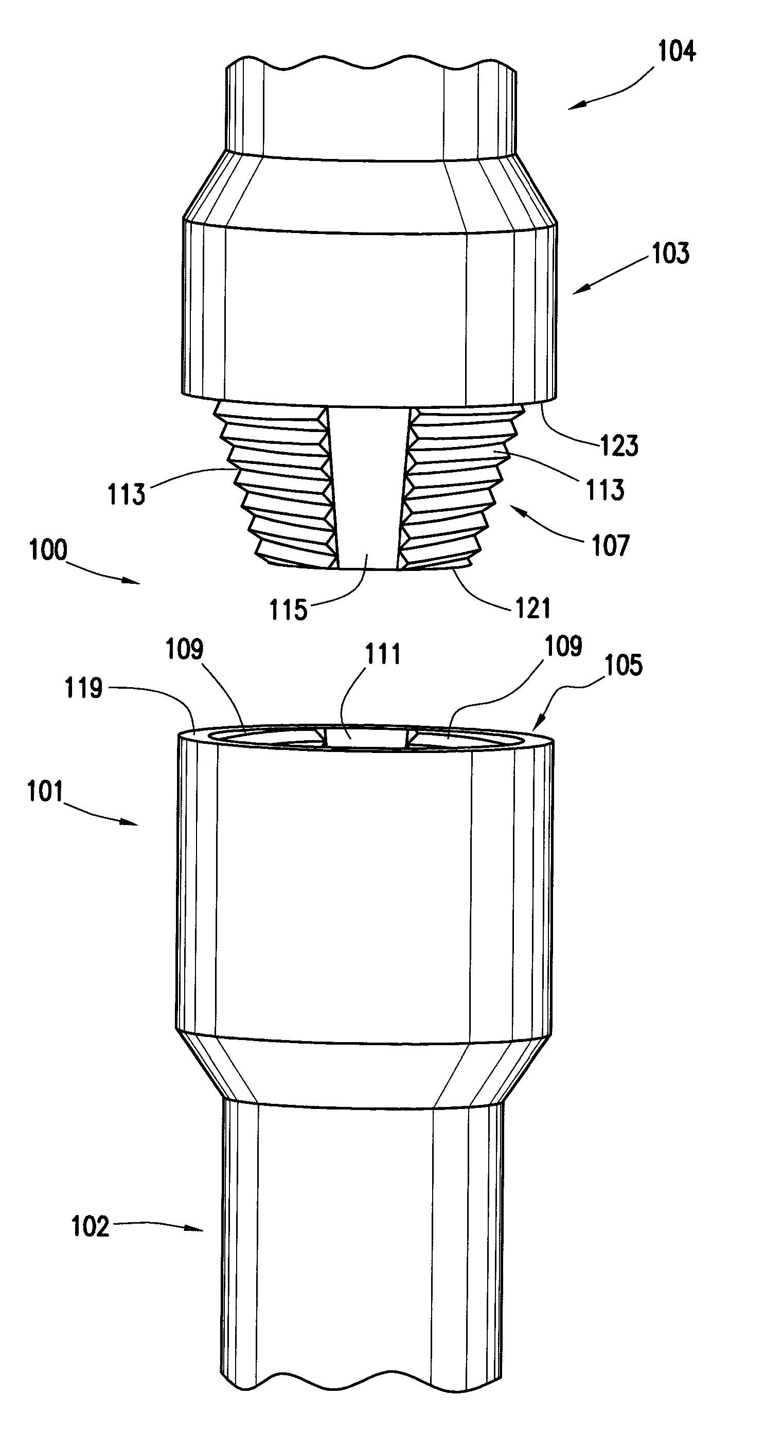 Interlock pipe connection