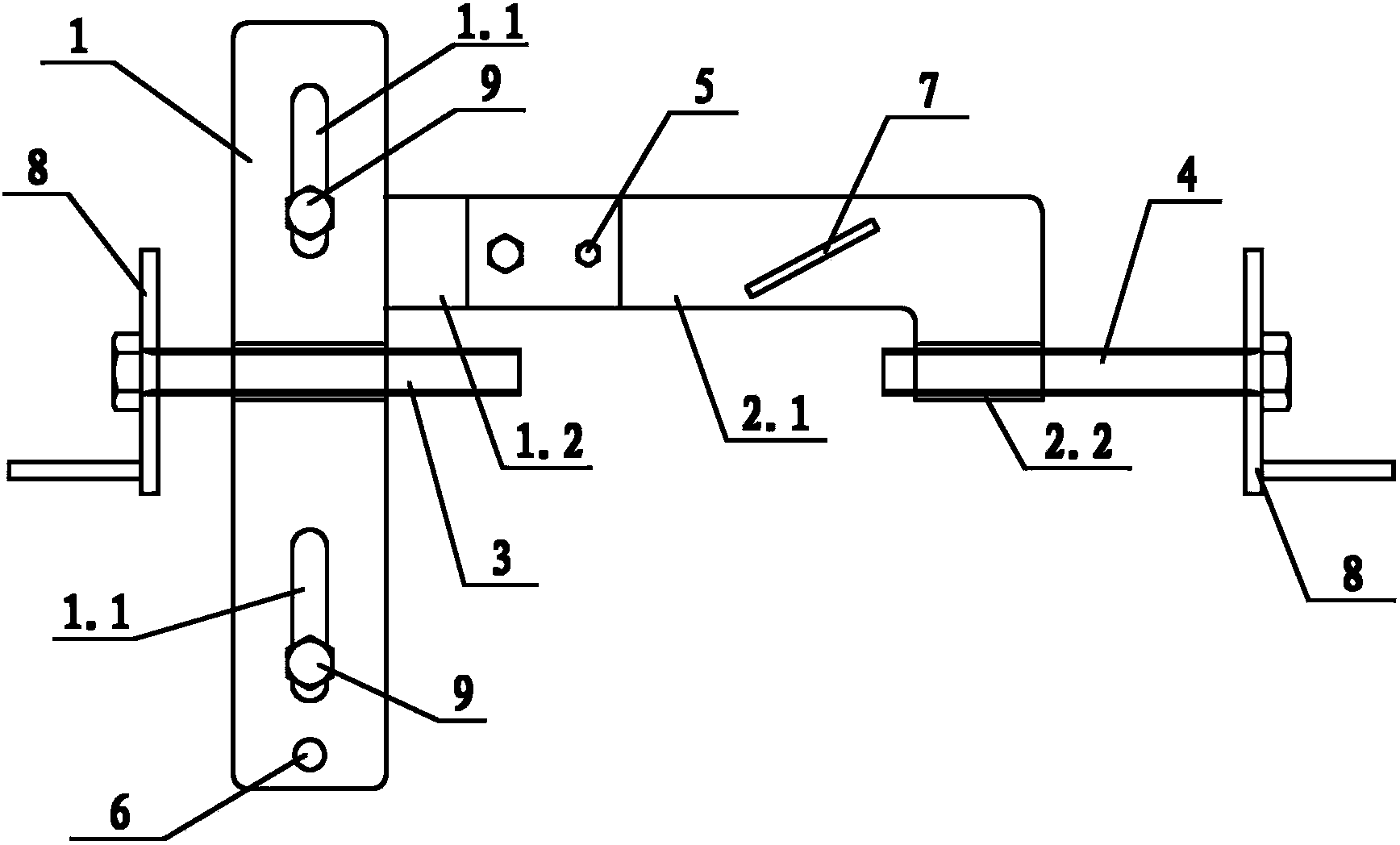 Crane assembling clamp