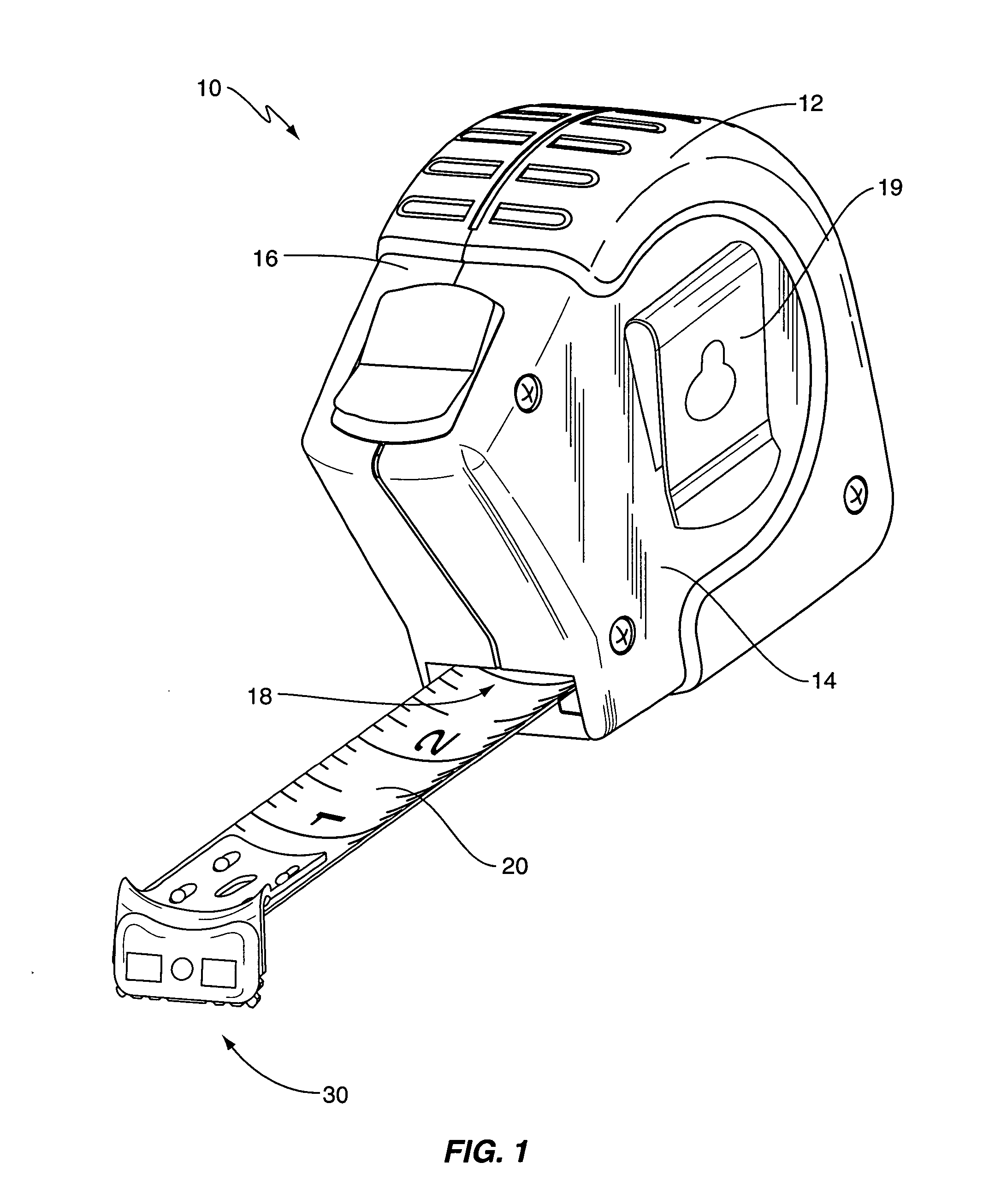 Magnetic tape measure end hook