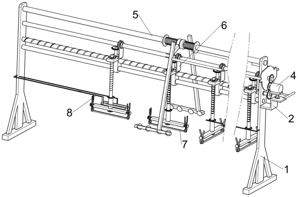 A two-way slapping device for down jackets for uneven distribution of down and fluff