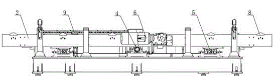 Lifting high-speed roller bed conveying mechanism