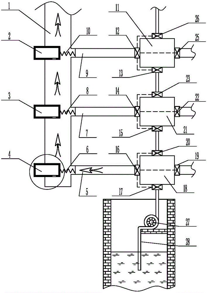 Solar auxiliary heating wind window circulating water air conditioner