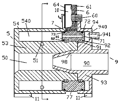 Textile airflow twisting device capable of reducing noise