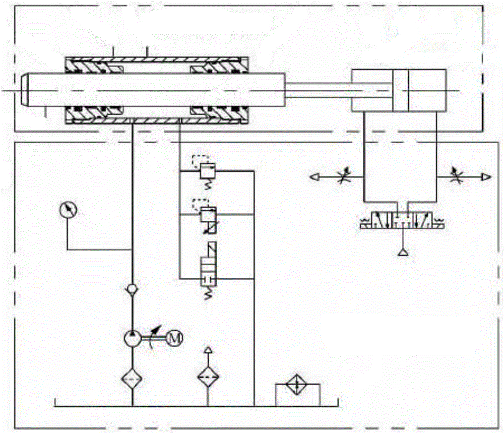 Experimental device and experimental method for linear dynamic sealing characteristics of sealing rings