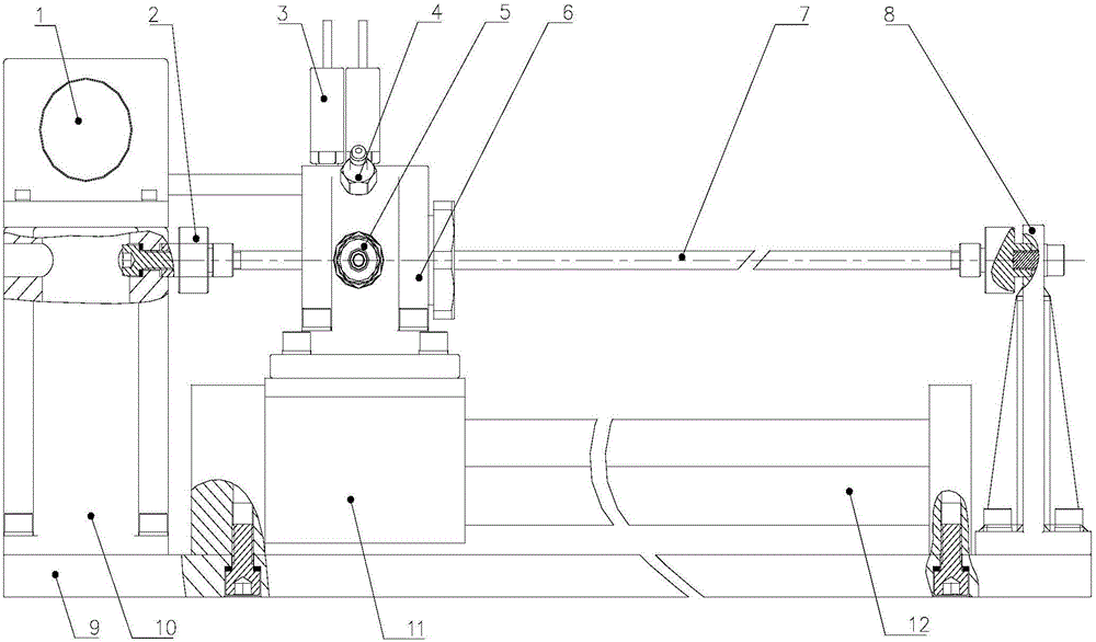 Experimental device and experimental method for linear dynamic sealing characteristics of sealing rings