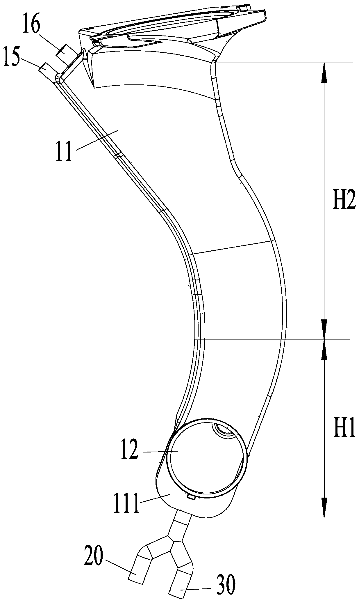 Drying device and washing machine with same