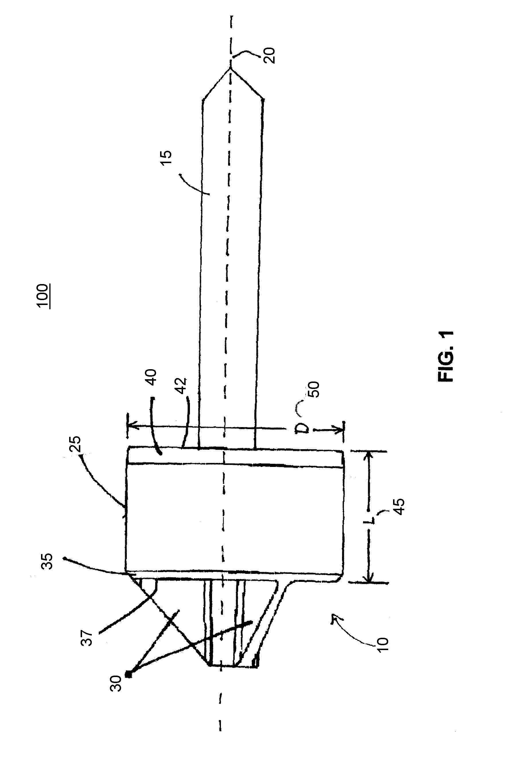 Variable drag projectile stabilizer for limiting the flight range of a training projectile