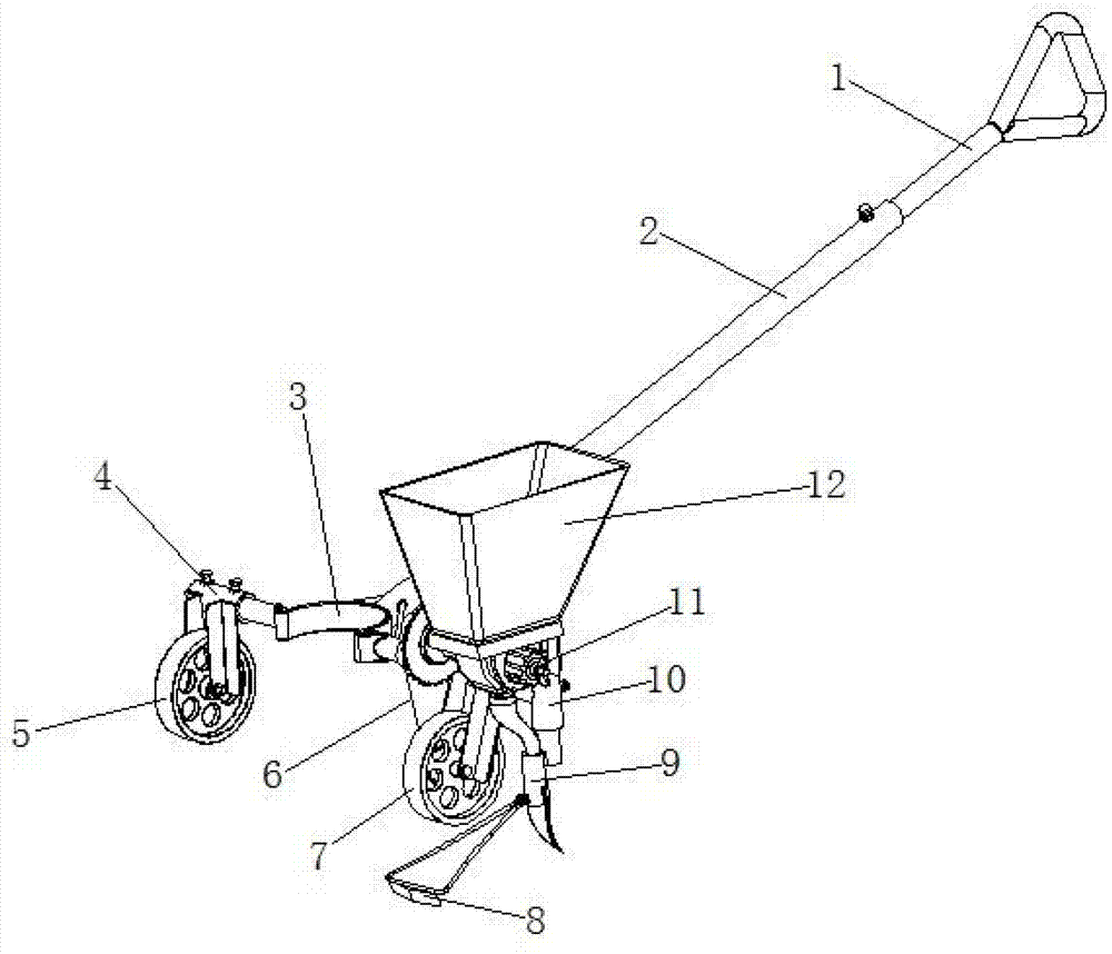 Special fertilizer applicator for fruit tree