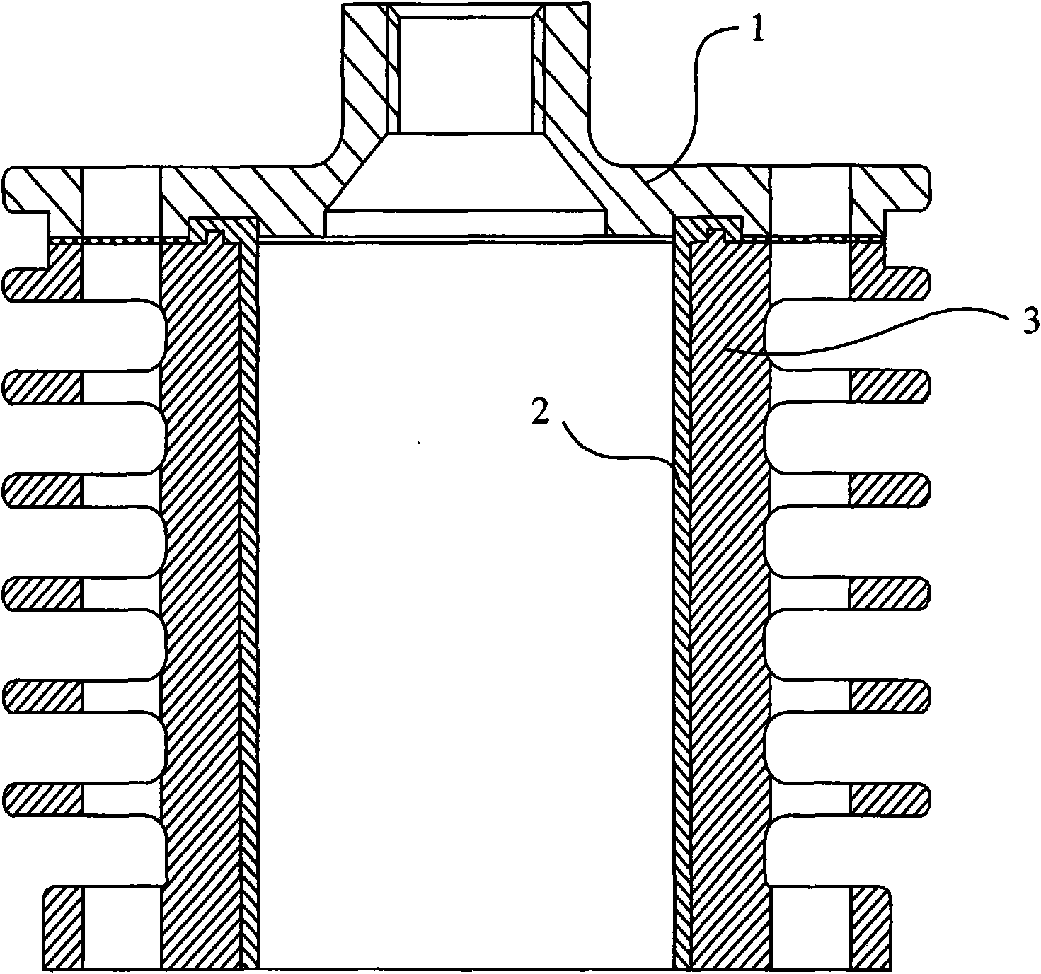 Cylinder of piston engine