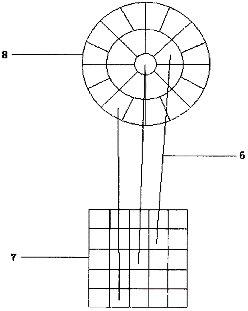 Uniform irradiation secondary optical reflector design method based on quantum measure