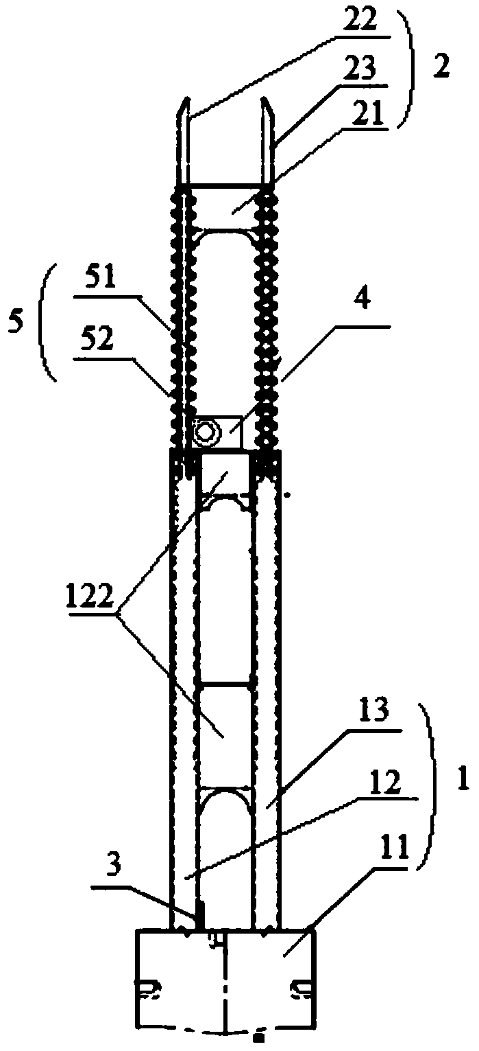 Telescopic container lashing bridge