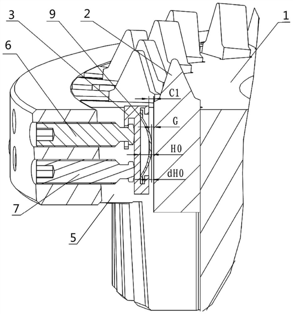 Cutting tool with preloaded springs and assembling method thereof