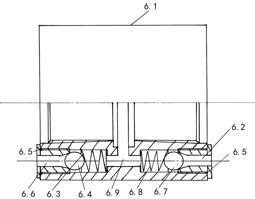 A heavy oil double-injection thin recovery device