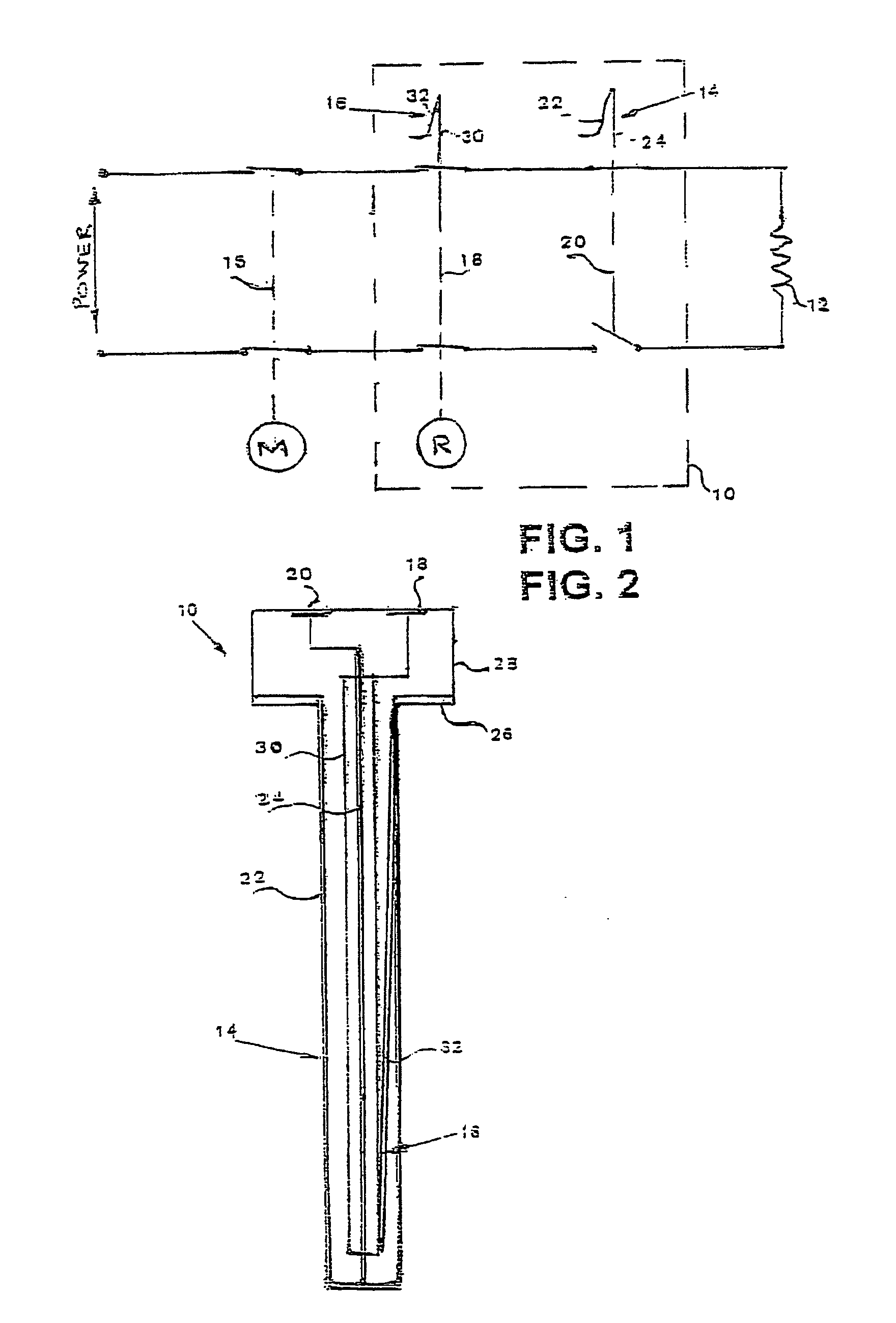 Thermostat for water boiler