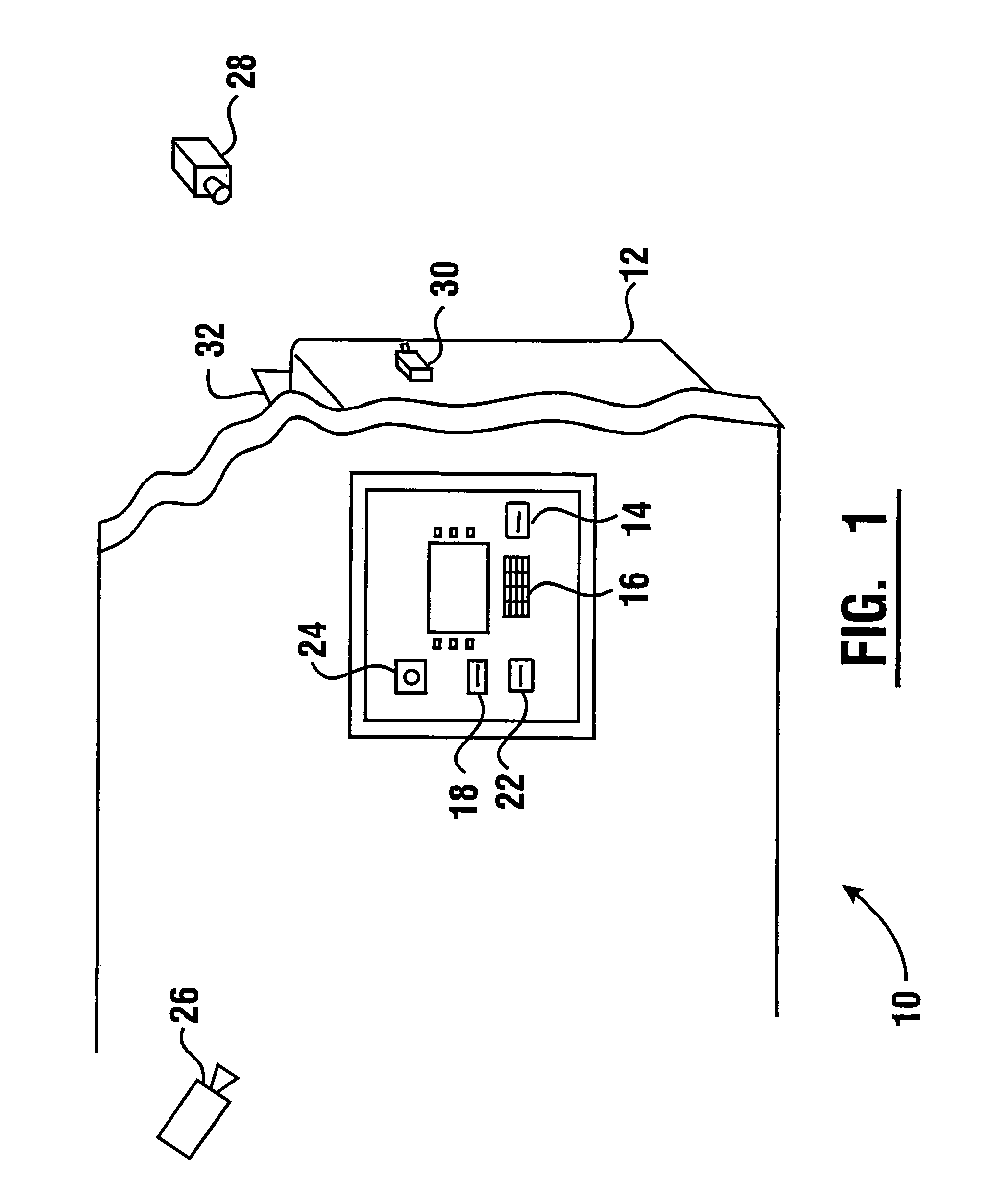 Data bearing record based capture and correlation of user image data at a card reading banking system machine