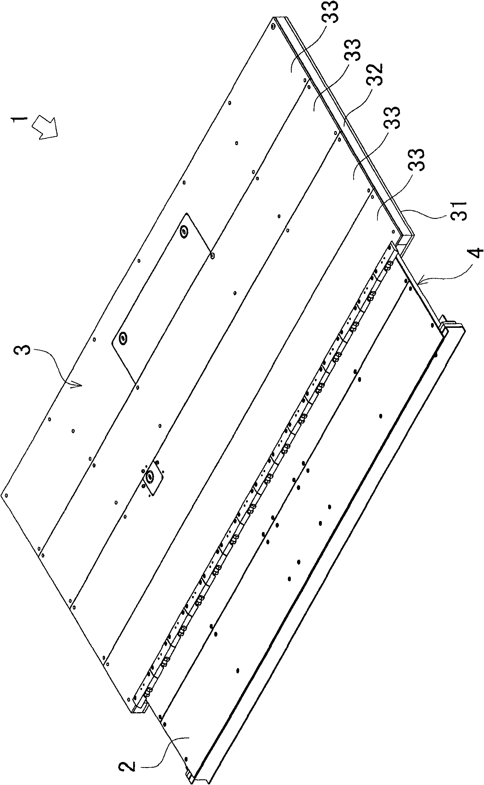 Step device for platform