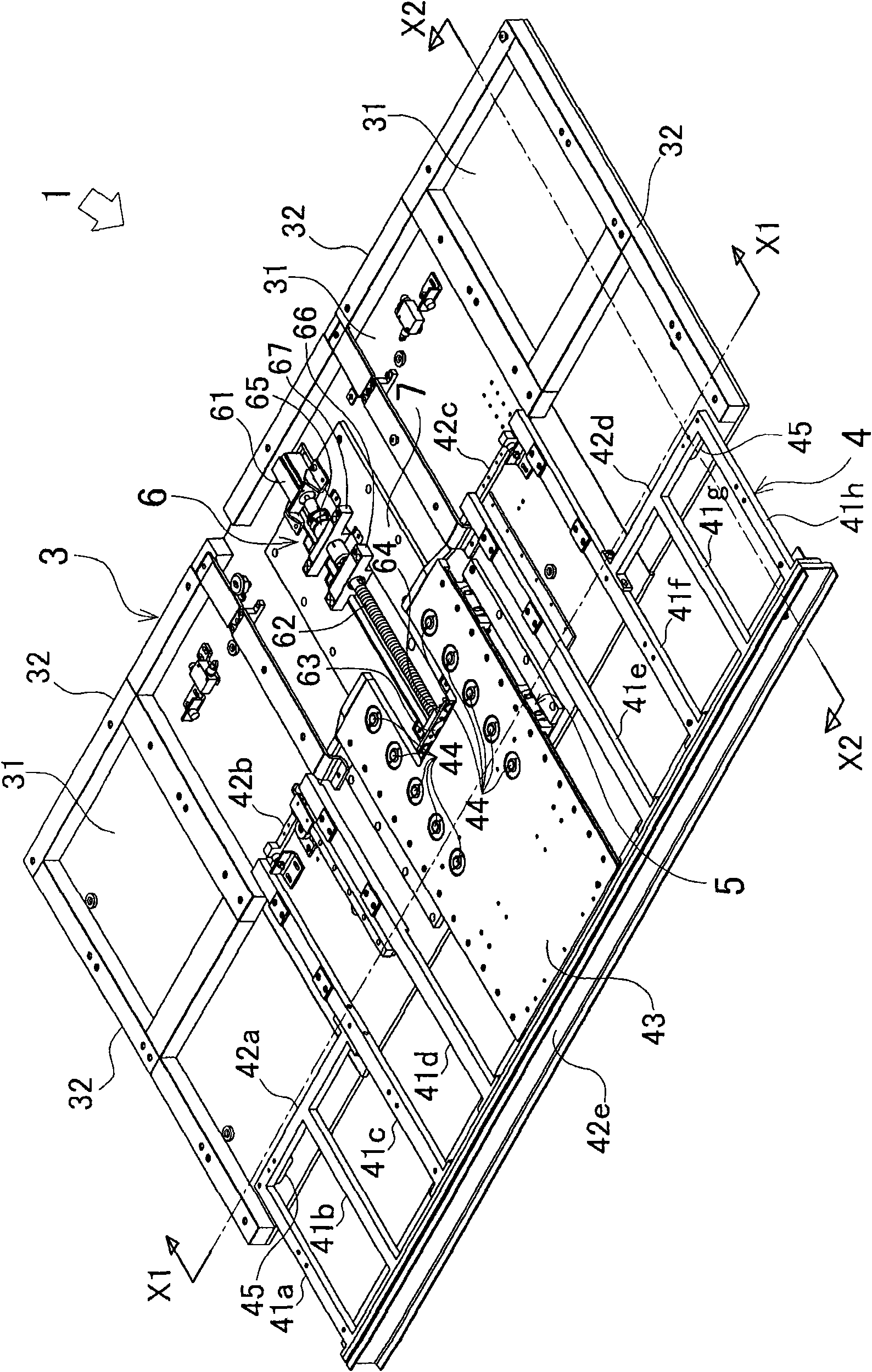 Step device for platform