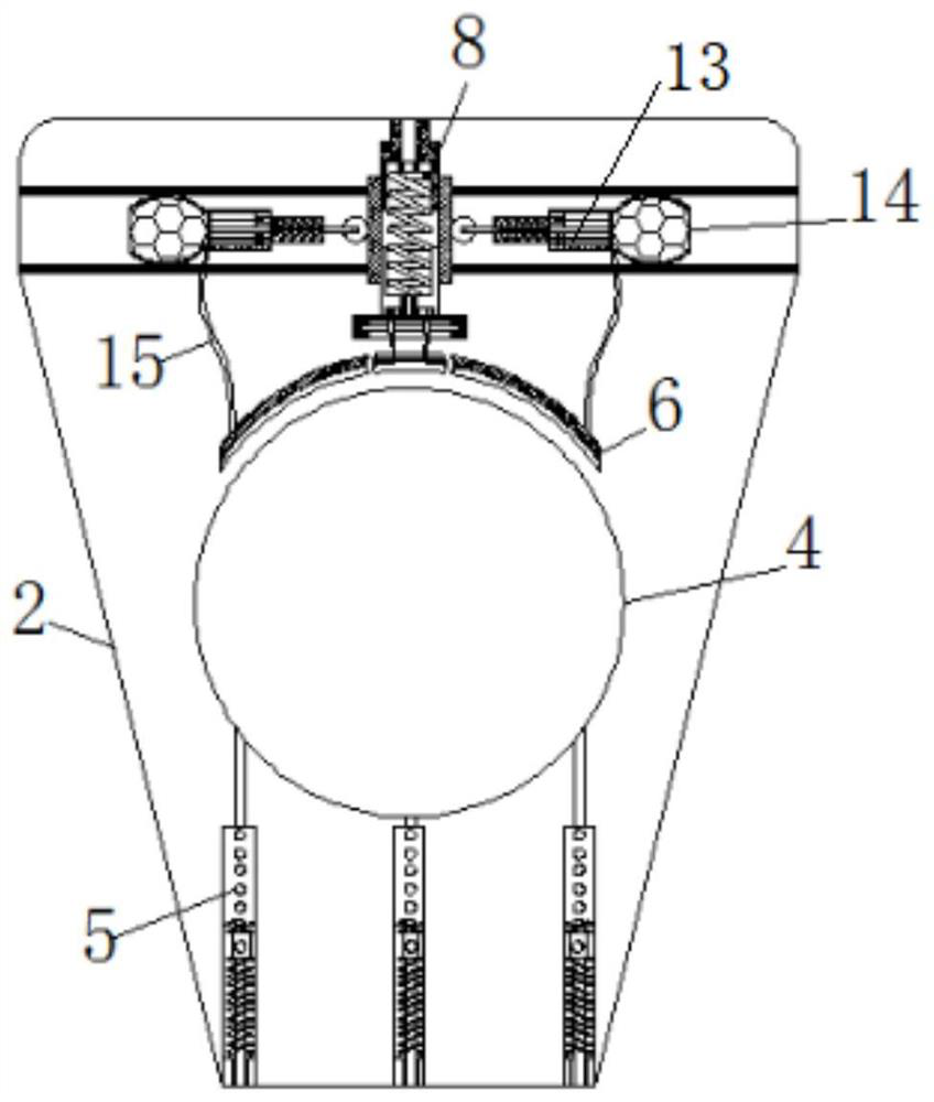 Reduction equipment for increasing use frequency of bearing of compressor and use method thereof