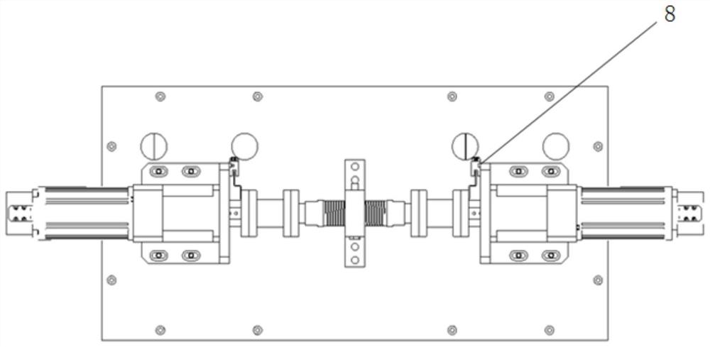 Double-torsion-spring fatigue test device and test method thereof