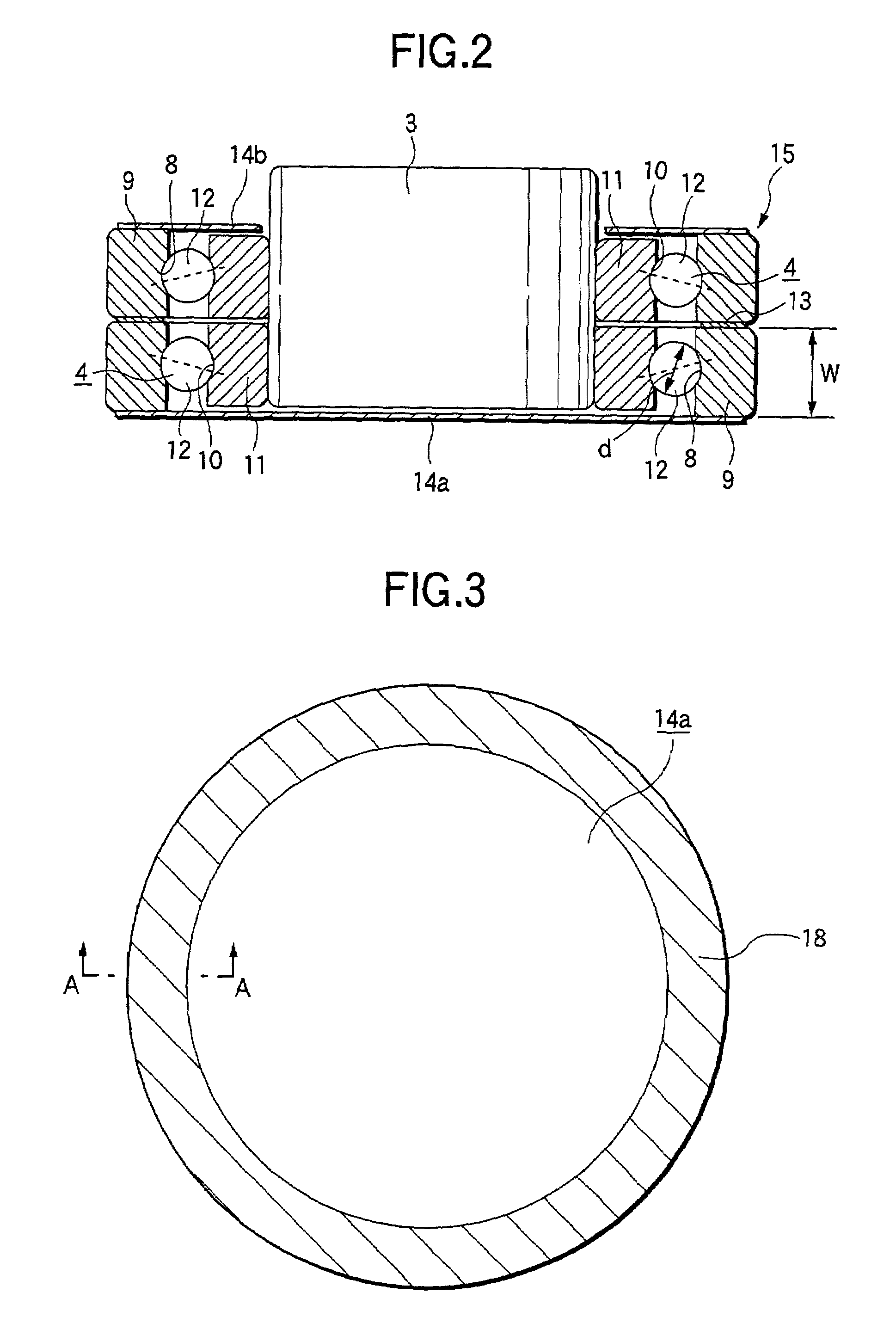 Sealing member, rolling bearing, thin motor, and bearing device