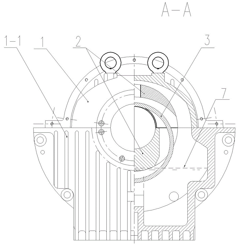 Self-lubricating sliding bearing for high-speed large-power motor