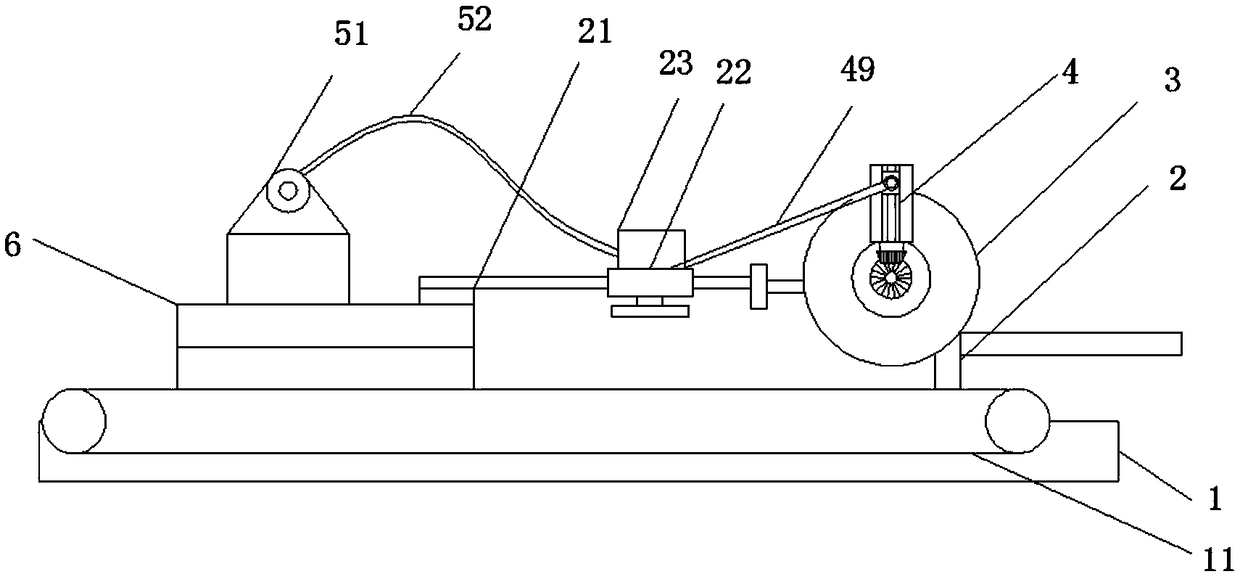 Material surface film coating device