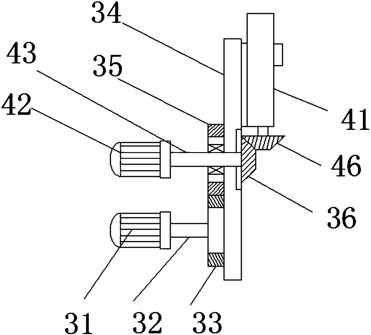 Material surface film coating device