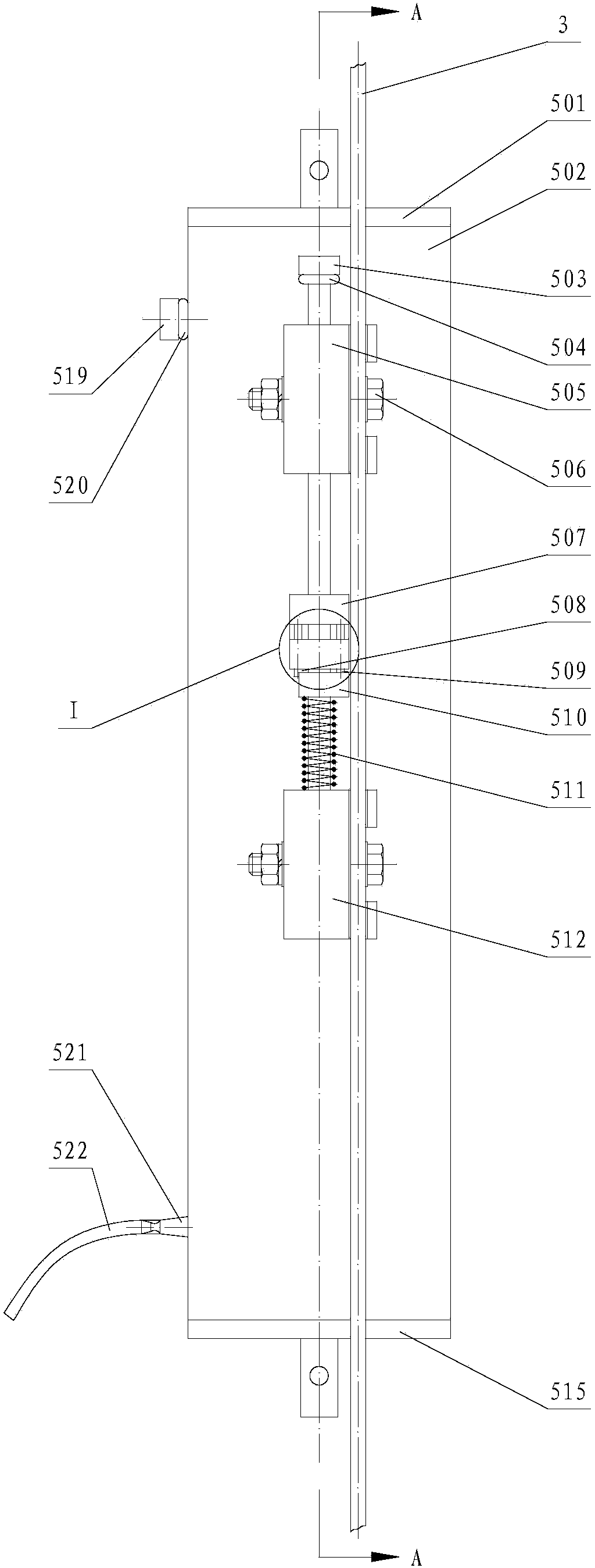 Depth-keeping water sampling device and water sampling method of depth-keeping water sampling device