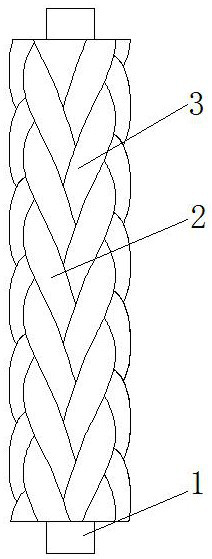 A kind of antistatic mining cable and its processing method