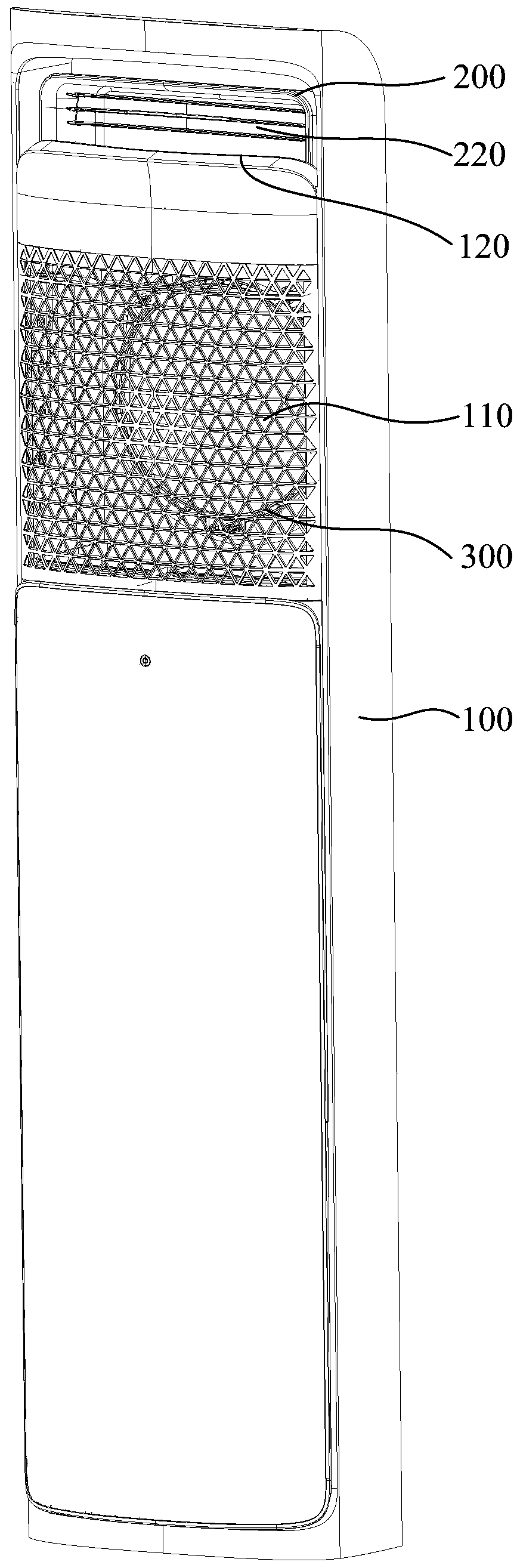 Floor type air conditioner indoor unit and air conditioner