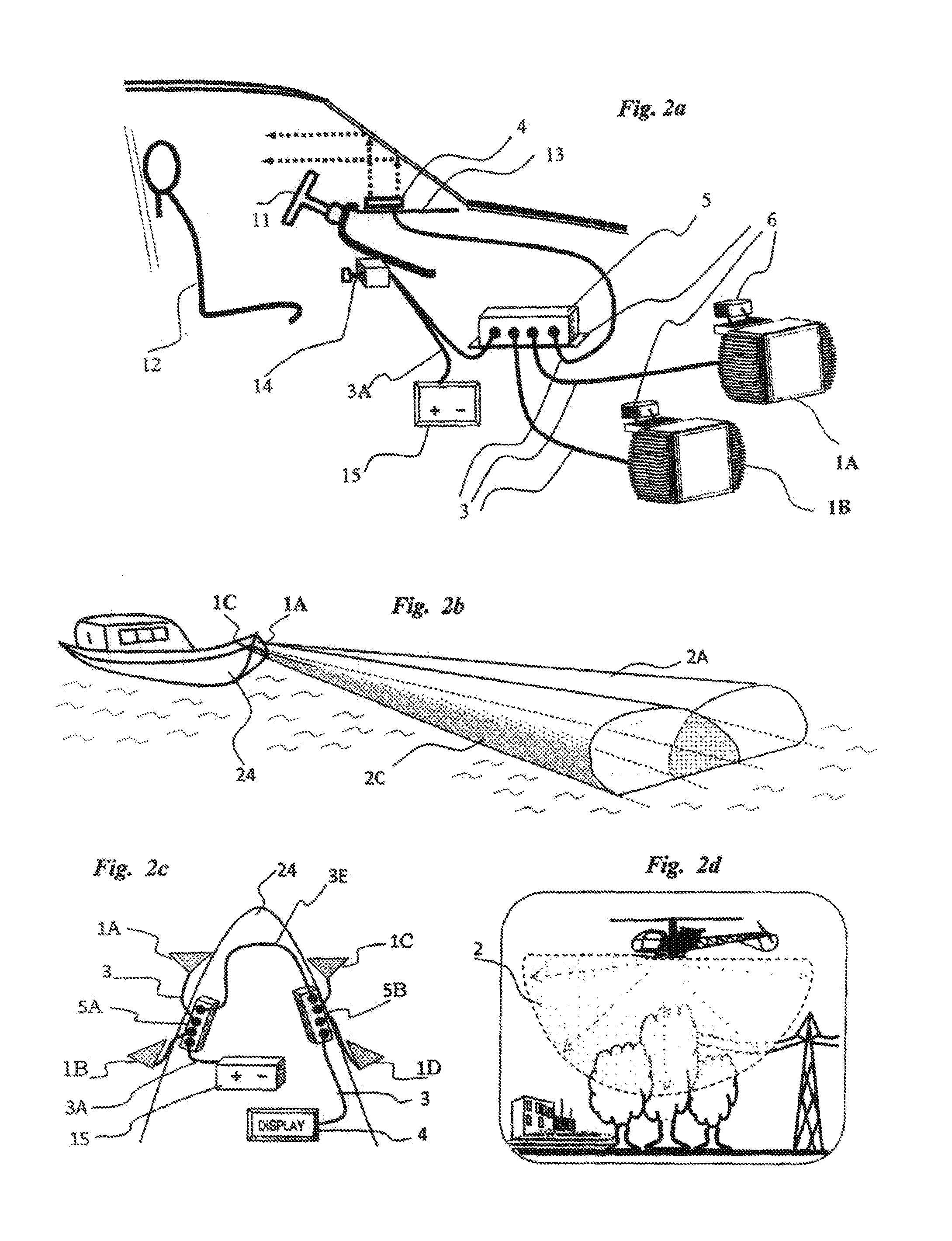 Surveillance system with radio-wave camera