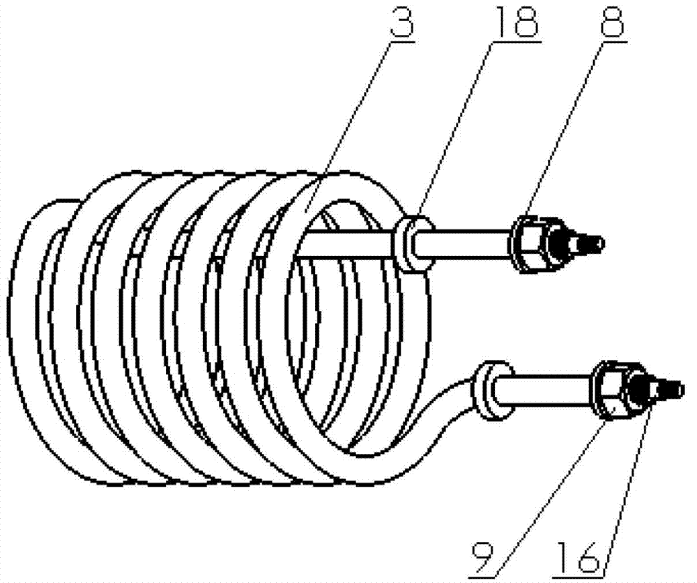 Hot-pressing roll device for cloth tape winding machine