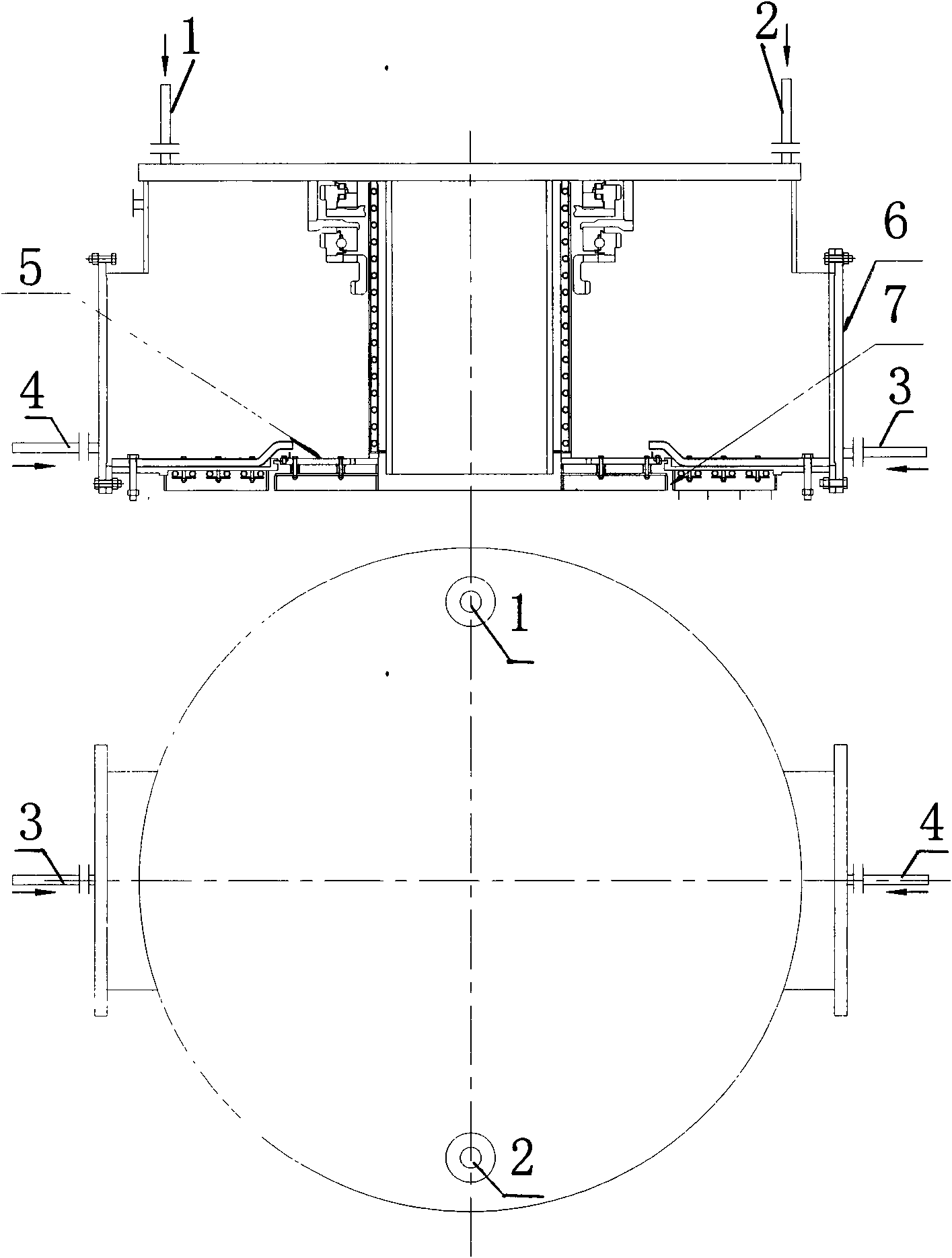 Sealing dustproof method and sealing dustproof device of bell-less furnace top gas seal box